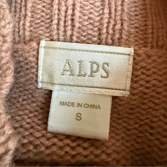 Vtg ALPS Womens Lamdswool Angora Sweater Womens Cardigan Cottagecore  Luxury S - Picture 9 of 16